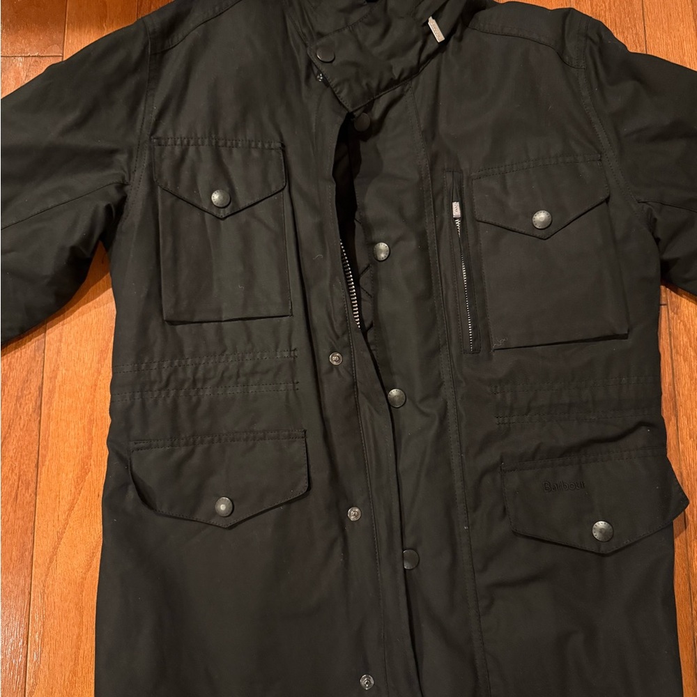 Barbour Men's Black Sapper Wax Jacket